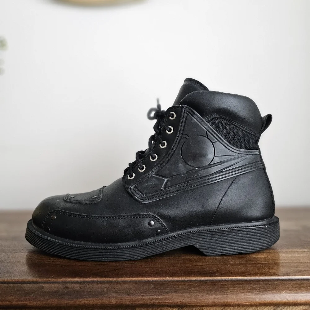 Joe Rocket Orbit Men’s Black Motorcycle Riding Protective Workwear Boots Size 13